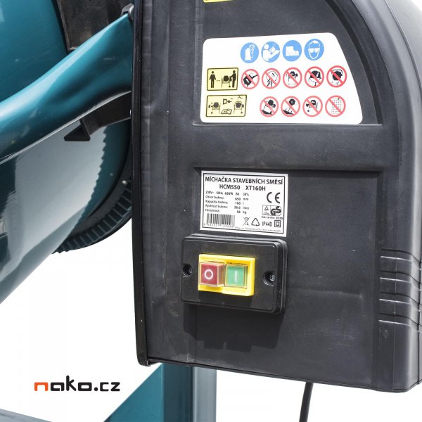 XTLINE Míchačka stavební rozložená 650 W, 160 l Obrázek