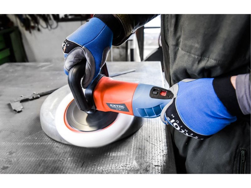 EXTOL PREMIUM AP 180 elektrická leštička, 1100W, 180mm, 8892500 Obrázek