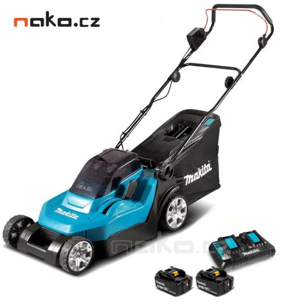 MAKITA DLM382PT2 akumulátorová travní sekačka LXT LiIon 2x18V 5Ah Obrázek