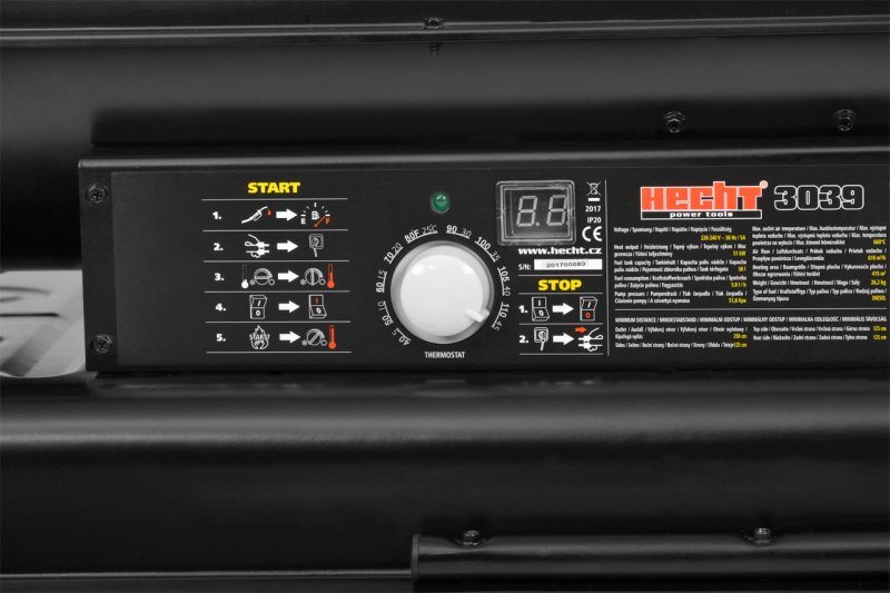 HECHT 3039 naftová horkovzdušná turbína Obrázek