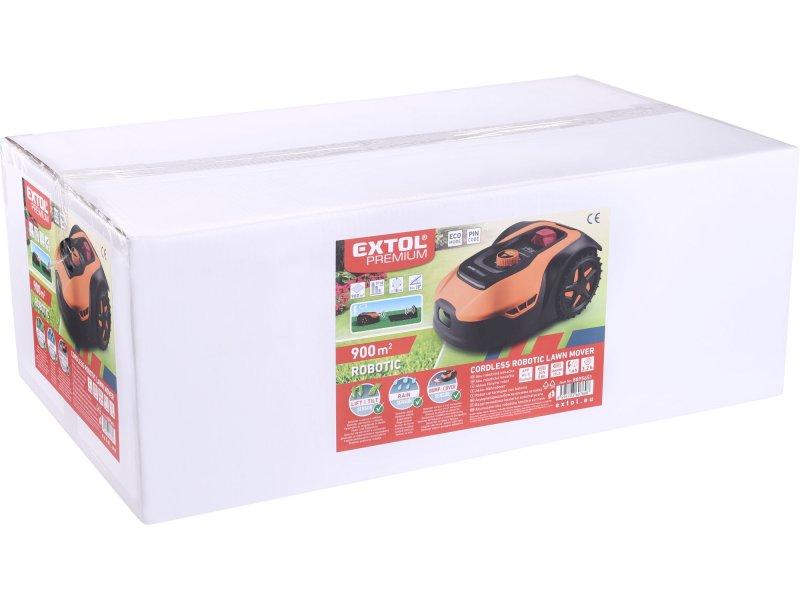 EXTOL PREMIUM 8895651 aku robotická sekačka do 900m2 Wifi Bluetooth Obrázek