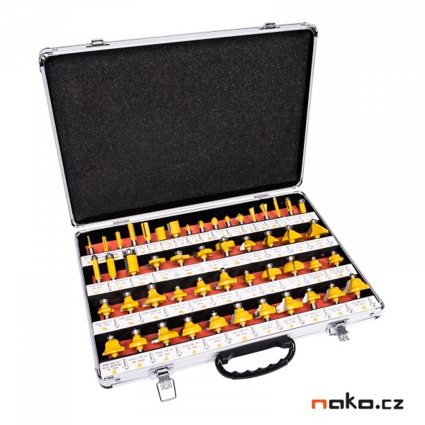 STAVTOOL P11142 sada stopkových fréz HM, 50 ks Obrázek