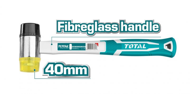 TOTAL THT77406 palička plast / gumova 40mm Obrázek