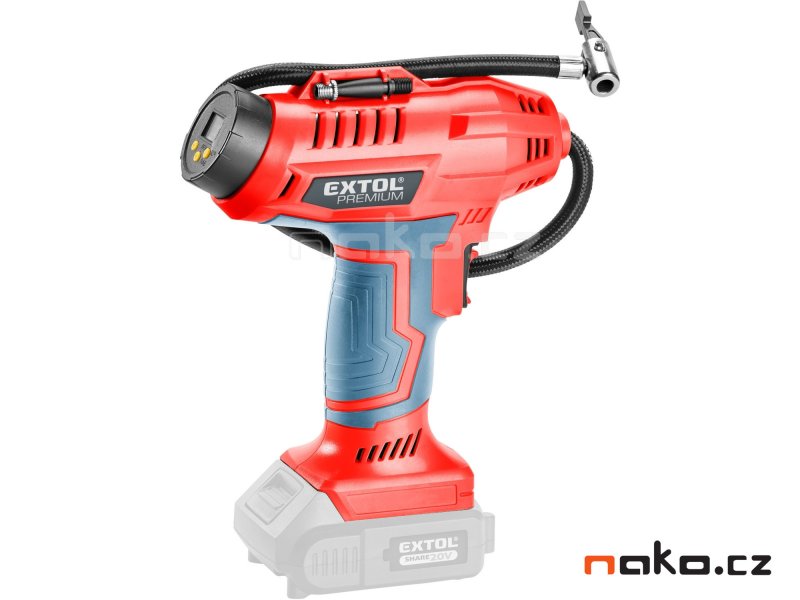 EXTOL PREMIUM 8891875 domácí aku kompresor SHARE20V, 20V LiIon, bez akumulátoru Obrázek