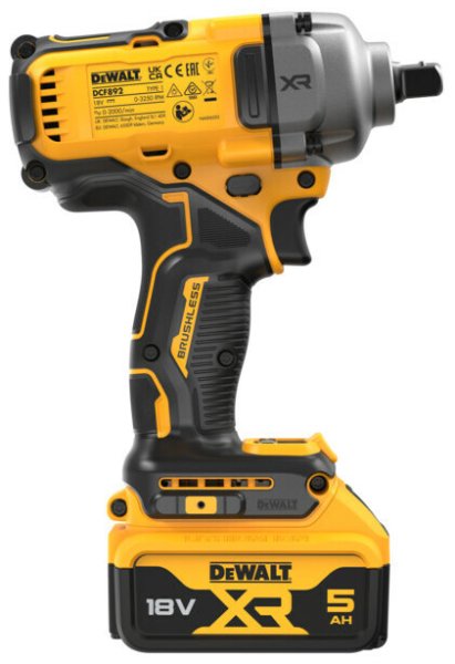 DeWALT DCF892P2T (2x5Ah) 18V aku rázový utahovák 1/2" - 813 Nm Obrázek