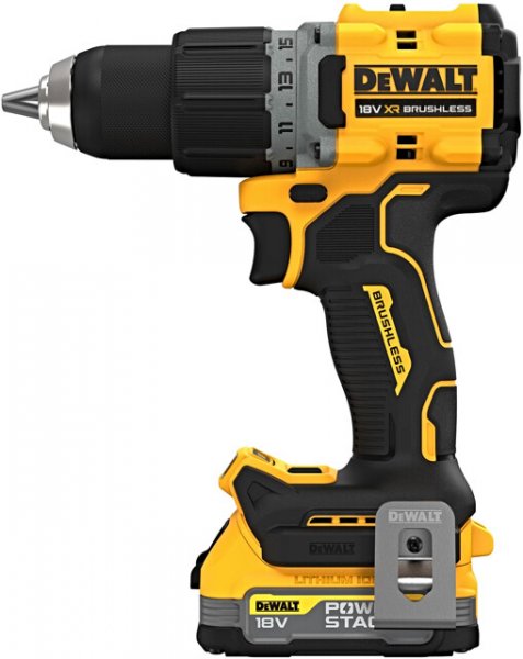 DeWALT DCD800E2T (2x aku PowerStack) bezuhlíková aku vrtačka - 90 Nm Obrázek