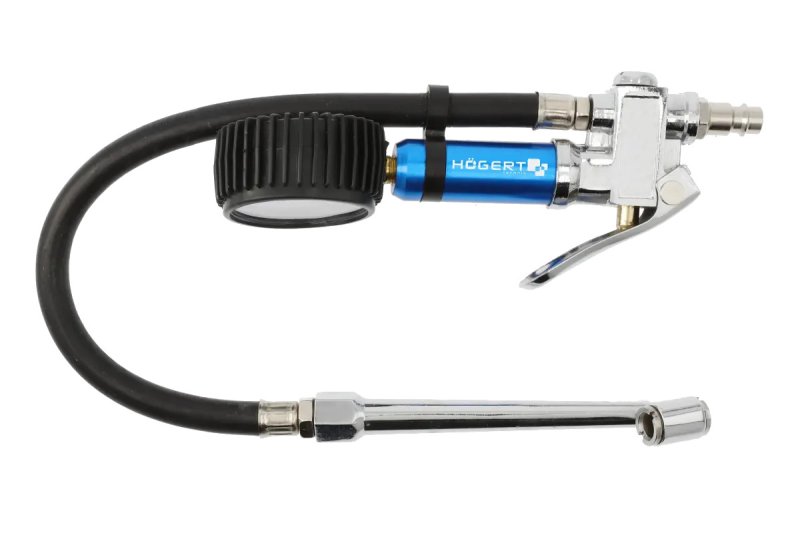 HOGERT HT4R758 pneuhustič s manometrem, do 12 bar
