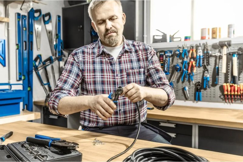 HOGERT HT1P176 kleště lisovací ráčnové s výměnnými čelistmi Obrázek