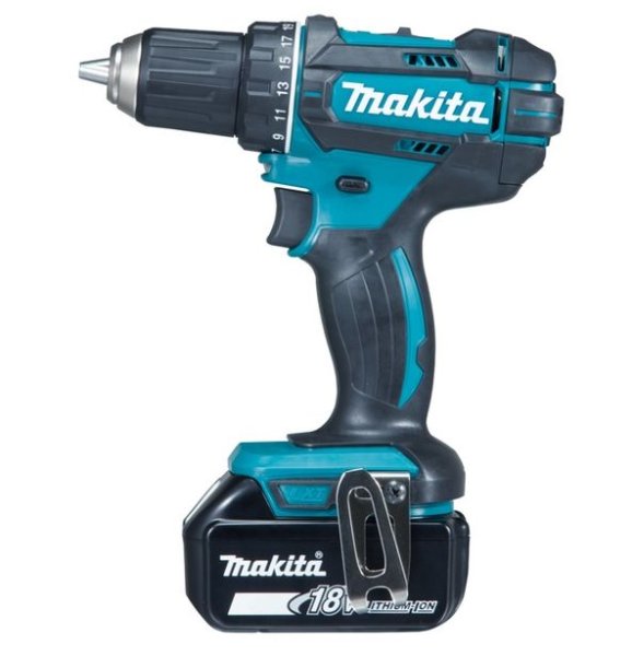 MAKITA DHP482RTJ aku příklepový šroubovák Li-ion LXT 18V/5,0 Ah