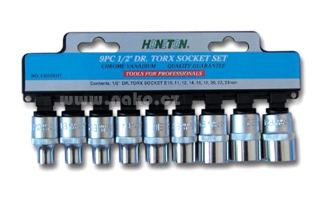 HONITON sada hlavic TRX E10-24, 9 dílů (H4009)