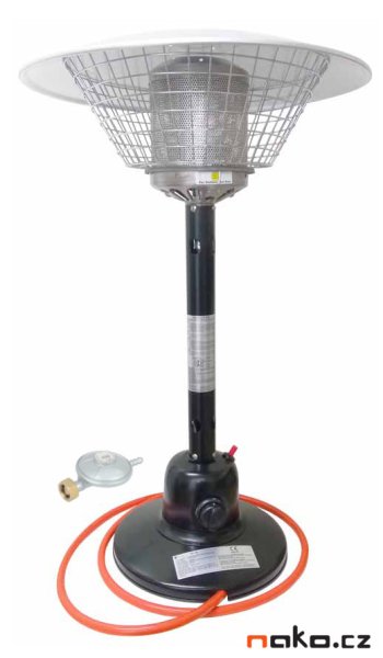 PRECIS 110145 stolní zahradní terasové topidlo mini + regulátor a hadice Obrázek