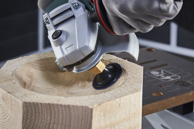 WOLFCRAFT 5607000 sada brusných kotoučů do úhlové brusky s unašečem 50 mm Obrázek