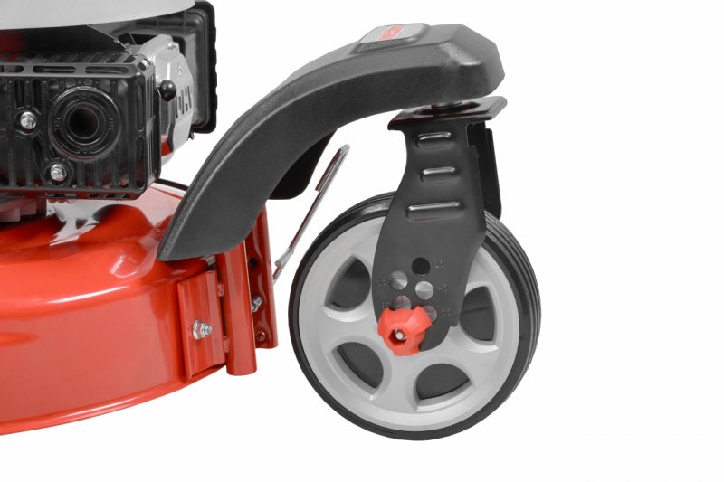 HECHT 5543 SXE 5in1 benzínová tříkolová sekačka s elektrickým startem a variátorem Obrázek