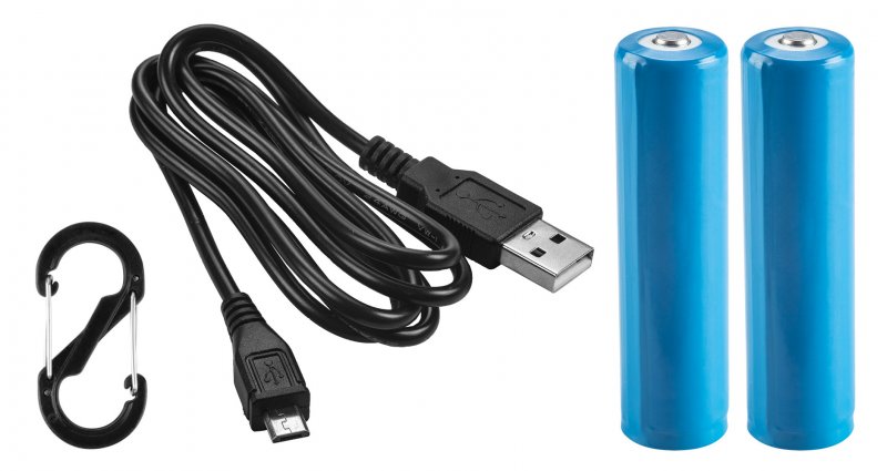 NEO TOOLS 99-031 svítilna s lucernou a powerbankou, 800lm Cree LED, USB nabíjení Obrázek