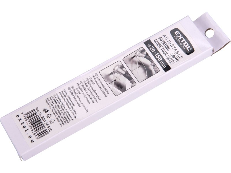 EXTOL PREMIUM 8813651C vodící šablona pro nástavec na kruhové a podélné stříhání plechu Obrázek