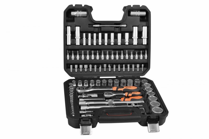 HECHT 2094 gola sada 1/4", 1/2", 94 dílů Obrázek