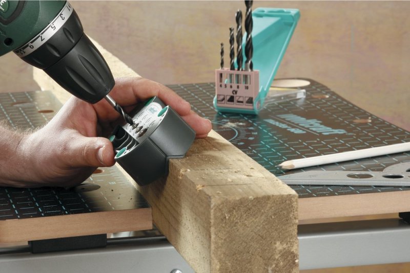 WOLFCRAFT 4685000 mobilní vrtací pomůcka Accumobil Obrázek