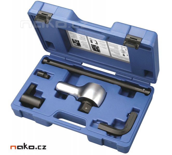 FORTUM 4704021 násobič momentu, sada 5ks, 1/2“F x 3/4“M, max. 1500Nm Obrázek