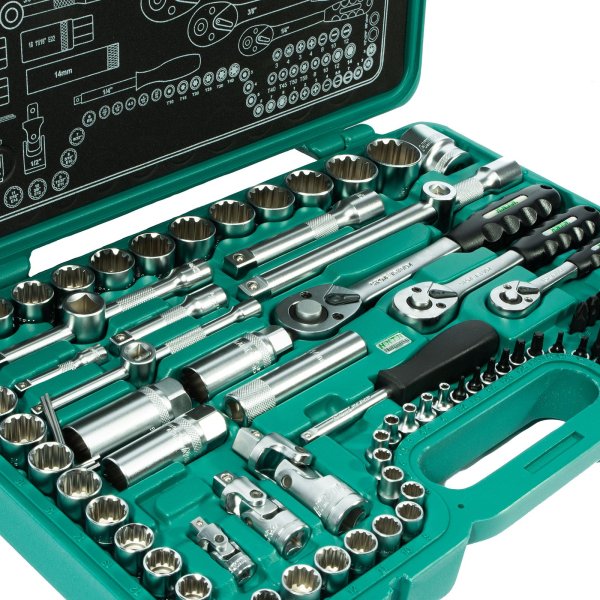 HONITON H4399 sada hlavic DRIVER 1/4"3/8"1/2" (99 dílů) Obrázek