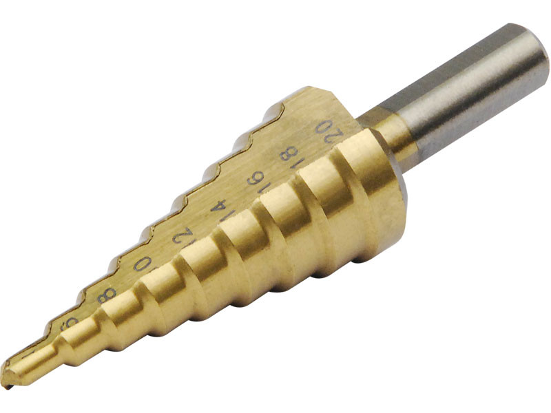 EXTOL CRAFT 20053 stupňovitý vrták 4-20mm TiN Obrázek