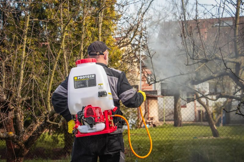 PROTECO 51.06-PB-25 dvoutaktní zádový motorový postřikovač 25 l Obrázek