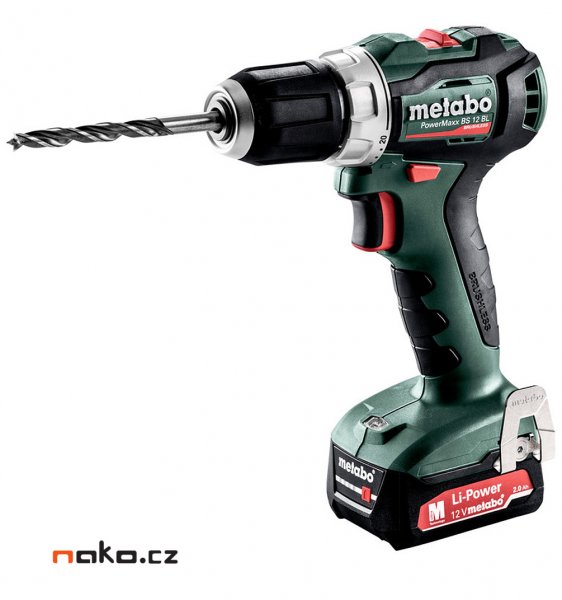 METABO PowerMaxx BS 12 aku vrtačka + svítilna ULA LiIon 2x2Ah 601036900 Obrázek