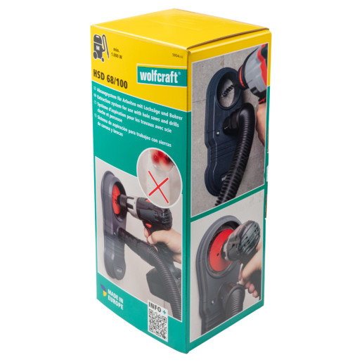 WOLFCRAFT 5954000 odsávací adaptér na vrtání Obrázek