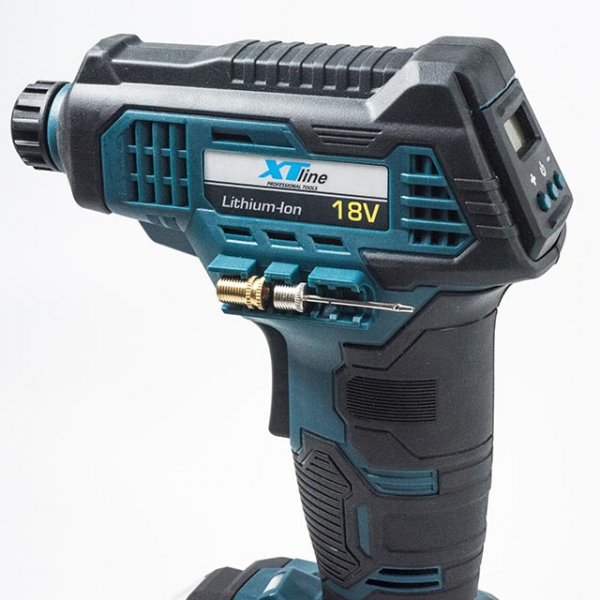 XTline XT102775 aku kompresor 18V, bez baterie Obrázek