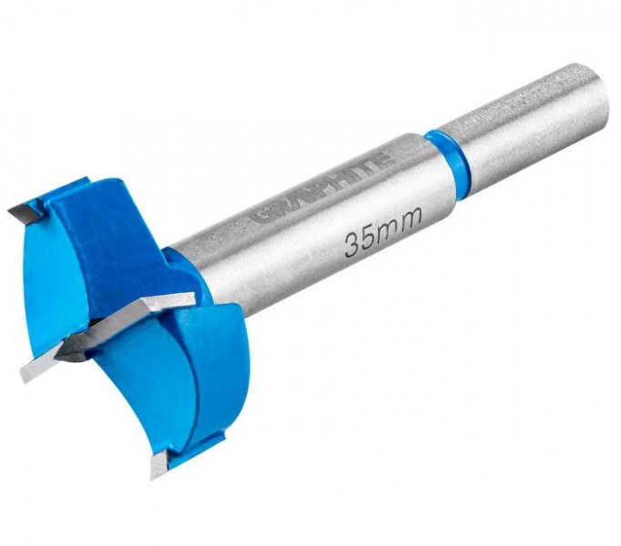 GRAPHITE 57H002 sukovník 35mm a šablona na nábytkové panty Obrázek