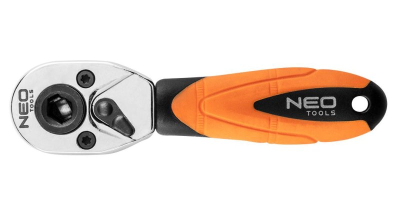 NEO TOOLS 08-501 ráčna 1/4" na bity a hlavice Obrázek