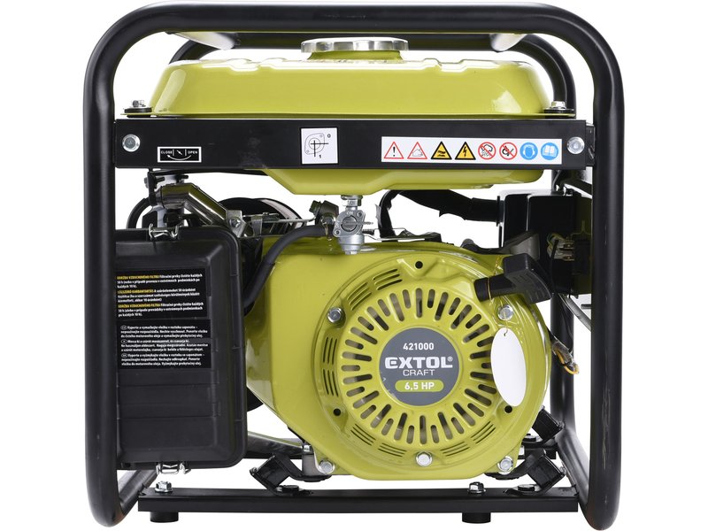Elektrocentrála benzínová Extol 6,5HP/2,8kW Obrázek