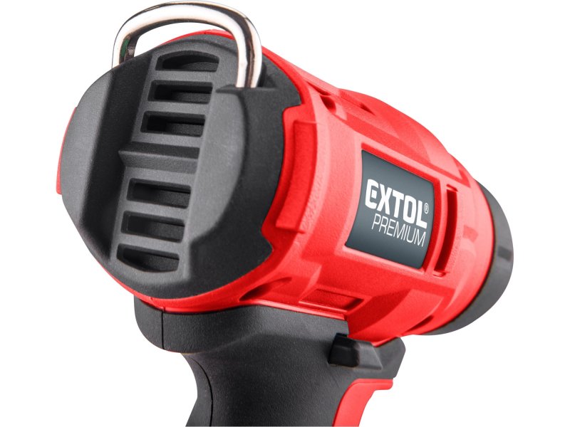 EXTOL PREMIUM 8891866 aku horkovzdušná opalovací pistole, SHARE20V, LiIon 1x2Ah Obrázek