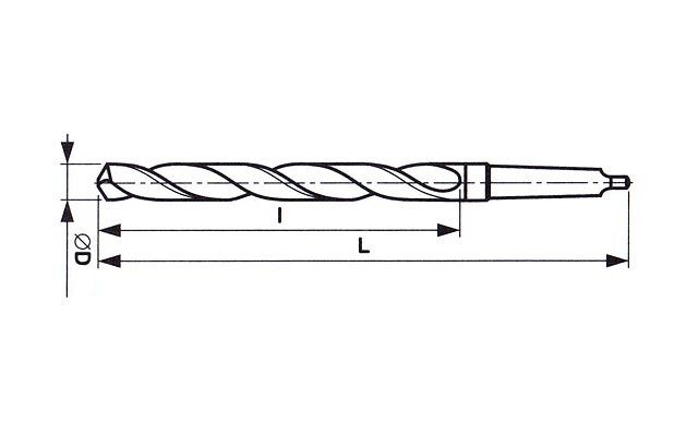 STIMZET vrták s kuželovou stopkou 6,60mm HSS 221140
