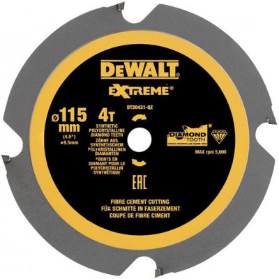 DeWALT DT20421 115x9,5mm (4Z) pilový kotouč na cementovláknité desky