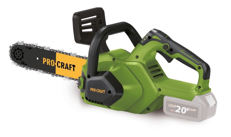 PROCRAFT PKA38 bezuhlíková aku řetězová pila 30cm LiIon 20V, bez aku