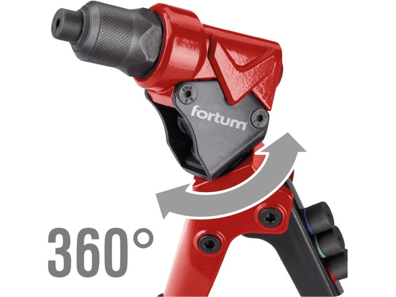 EXTOL PREMIUM 4770628 kleště nýtovací otočné COMBO pro matice M3-M6 a nýty 2,4-4,8mm Obrázek