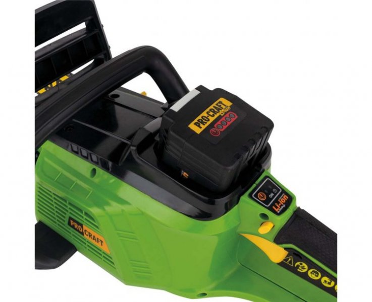 PROCRAFT PKA40Li bezuhlíková aku řetězová pila 35cm LiIon 40V 4Ah Obrázek