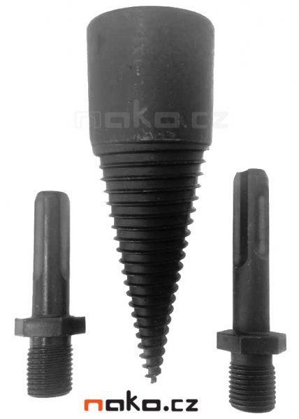 MAGG 060023 zavrtávací štípací kuželový trn 32x95mm na dřevo do vrtačky nebo kladiva Obrázek