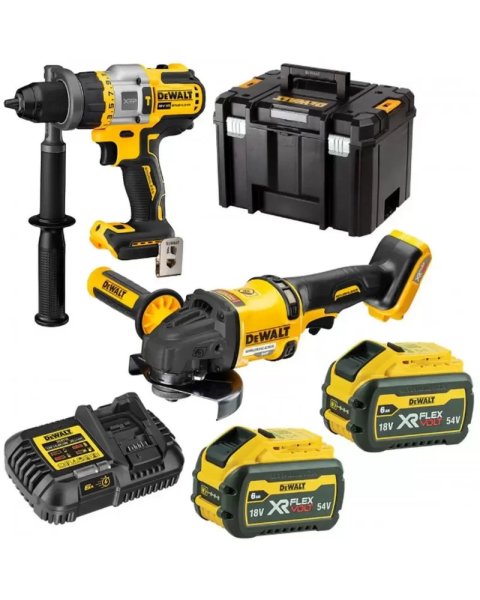 DeWALT DCK2016T2T kombo sada aku nářadí XR FLEXVOLT LiIon 54/18V 2x 6Ah TSTAK