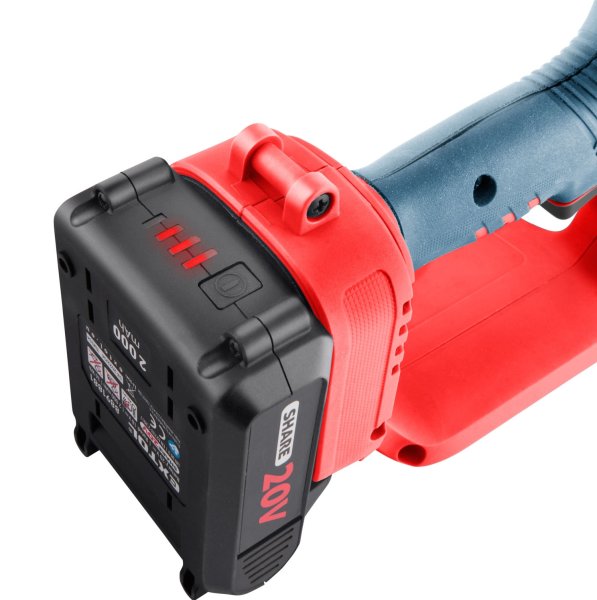 EXTOL PREMIUM 8891922 jednoruční aku řetězová pila 12cm SHARE 20V LiIon 2Ah Obrázek