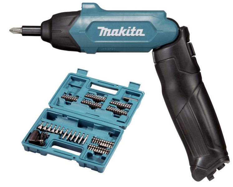 MAKITA DF001DW aku vrtací šroubovák s příslušenstvím 1/4"Li-ion 3,6V