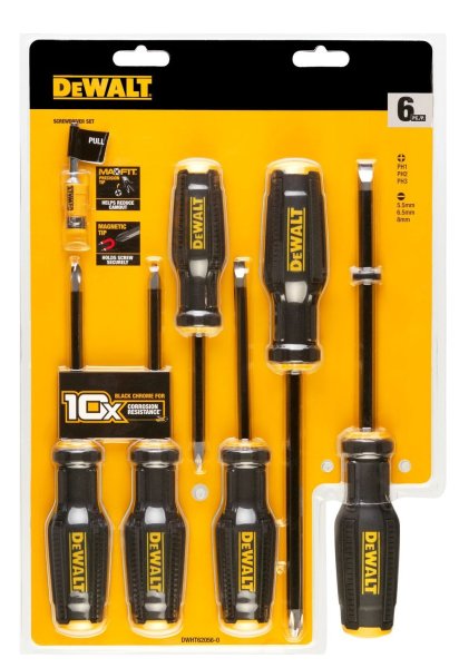 DeWALT DWHT62056-0 sada šroubováků MAXFIT ploché a PH, 6 ks