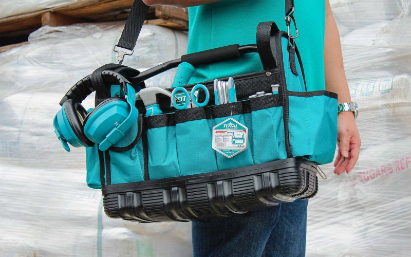 TOTAL THT36L01 taška na nářadí Industrial 22 kapes 40cm 16" Obrázek