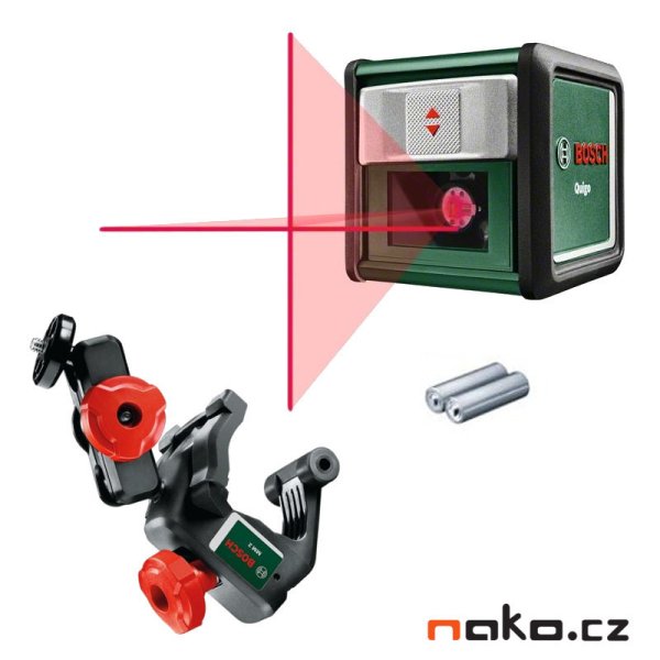 BOSCH Quigo samonivelační křížový laser červený 0603663503