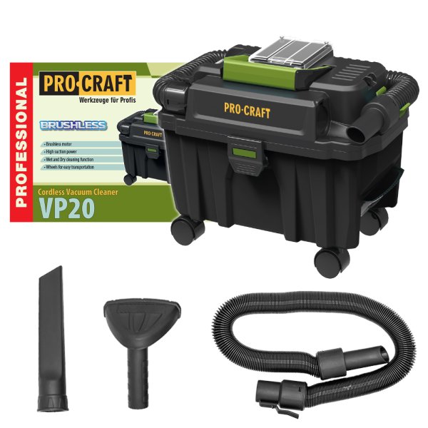 PROCRAFT VP20 aku průmyslový vysavač bez AKU
