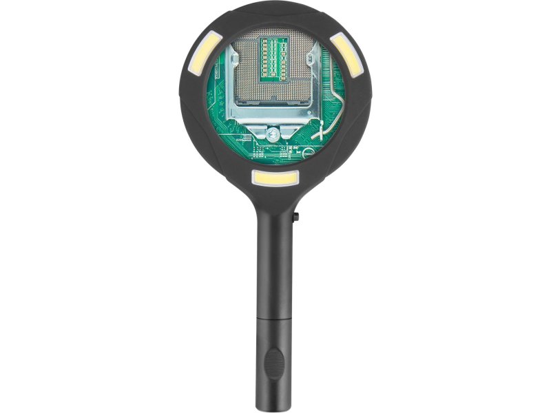 EXTOL LIGHT 43159 lupa se světlem 80lm, 5x zvětšení Obrázek