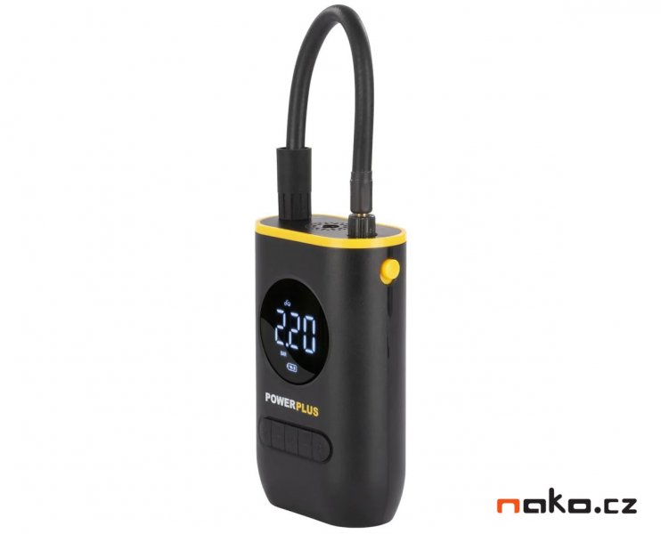 POWERPLUS POWX1710 aku kompresor 10bar 8V LiIon 2Ah Obrázek