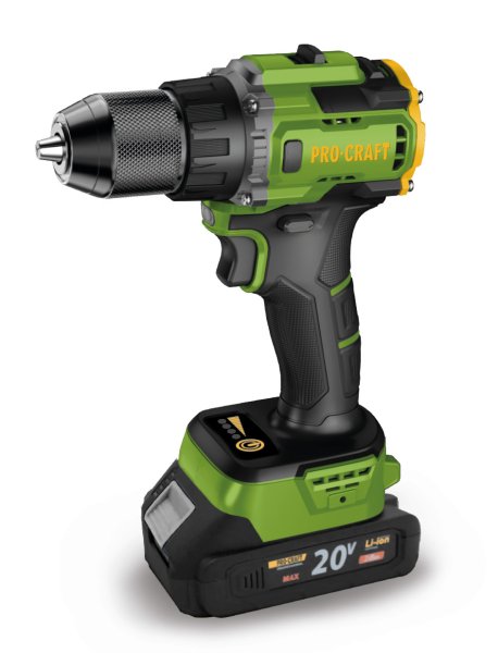 PROCRAFT PA18Pro aku vrtačka bezuhlíková 20V 1x 1,5Ah LiIon PA18Pro-1B-C Obrázek