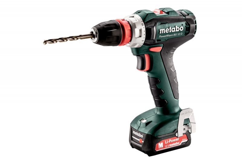 METABO PowerMaxx BS 12 Q aku vrtačka LiIon 2x2Ah 601037500 Obrázek