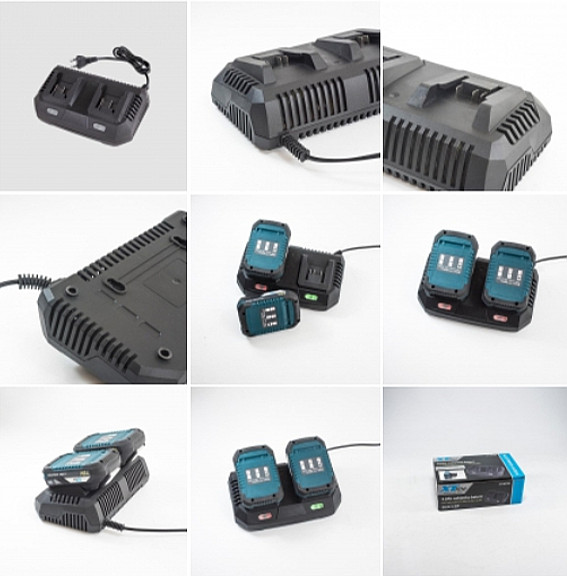 XTline XT102792 nabíječka na dva akumulátory 18V Obrázek